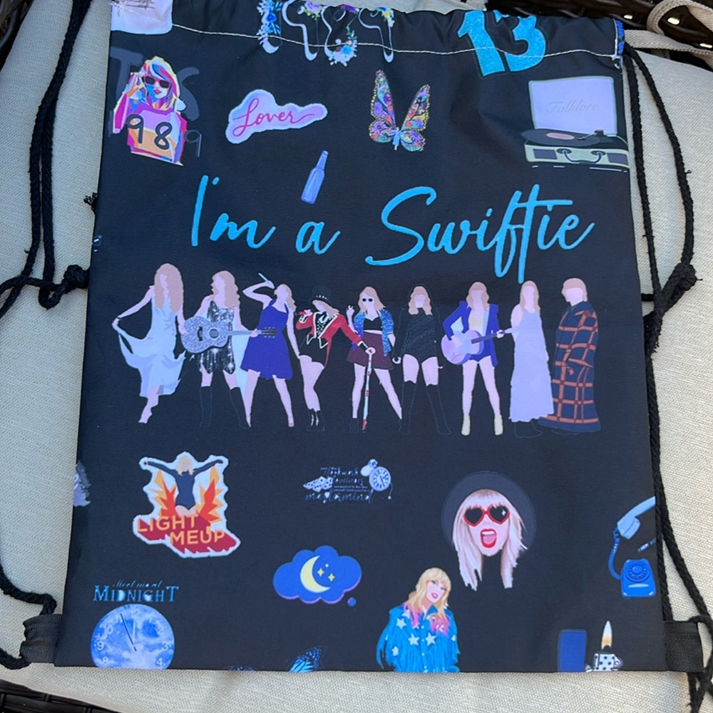 Taylor Swift Pull String Bag - image 1